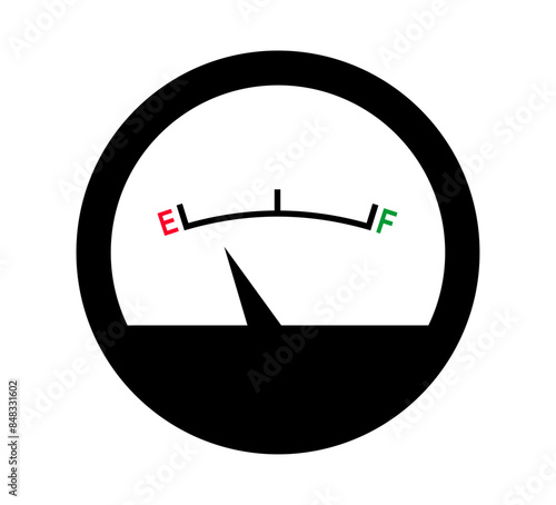 car fuel gauge dashboard