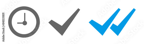check mark chat icon