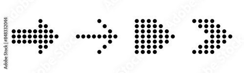 dotted arrow direction
