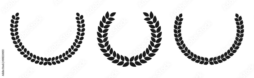 floral laurel wreath decoration floral laurel wreath decoration