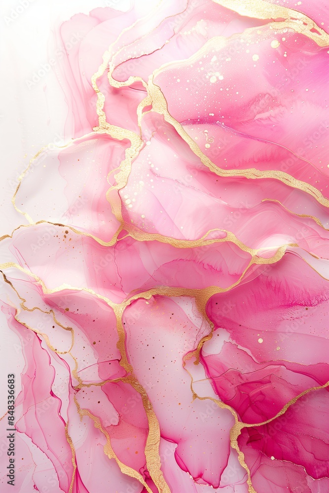 Abstract pink and gold marble texture. Image for interior design, desktop wallpapers, or graphic backgrounds. Abstract pink and gold marble texture. Image for interior design, desktop wallpapers, or graphic backgrounds.