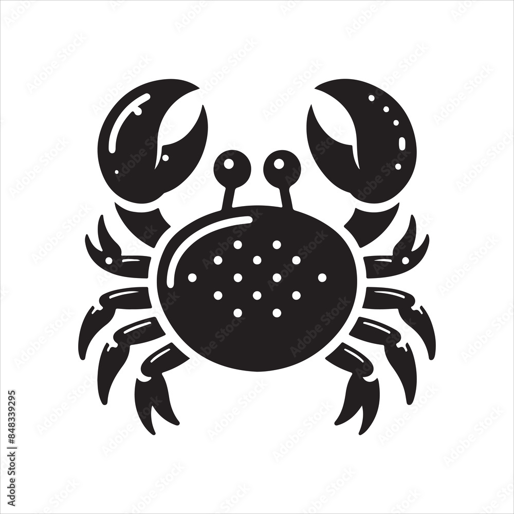 crab clipart, illustration white and black crab clipart, illustration white and black