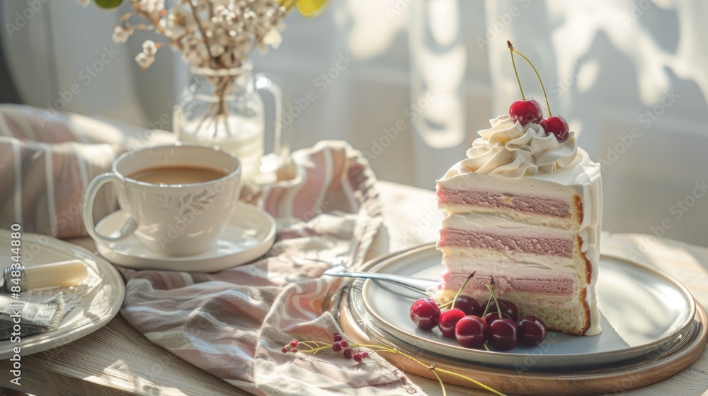 A tasty coffee in a beautiful cup in a boho interior, realistic photo A tasty coffee in a beautiful cup in a boho interior, realistic photo