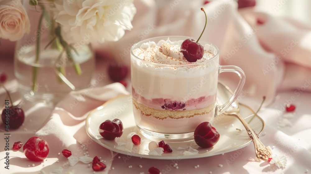 A tasty coffee in a beautiful cup in a boho interior, realistic photo A tasty coffee in a beautiful cup in a boho interior, realistic photo