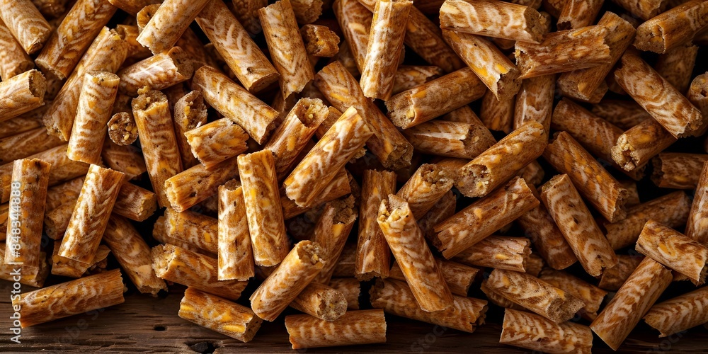 Organic biomass pellets for efficient heating in boilers and fireplaces. Concept Biomass Pellets, Heating Efficiency, Boilers, Fireplaces, Organic Materials Organic biomass pellets for efficient heating in boilers and fireplaces. Concept Biomass Pellets, Heating Efficiency, Boilers, Fireplaces, Organic Materials