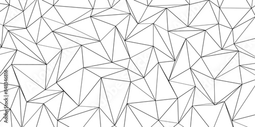 Abstract elegant background black line texture. Abstract black geometric overlapping hexagon pattern abstract futuristic background design. data concept. vector illustration.	