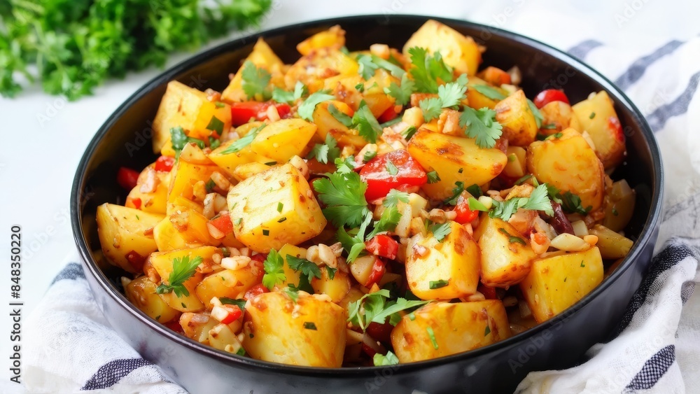 Spicy potato salad. Spicy potato salad.