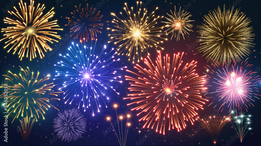 fireworks in the sky fireworks in the sky