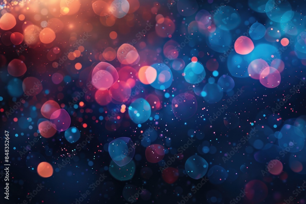 Blue and Pink Bokeh Blue and Pink Bokeh