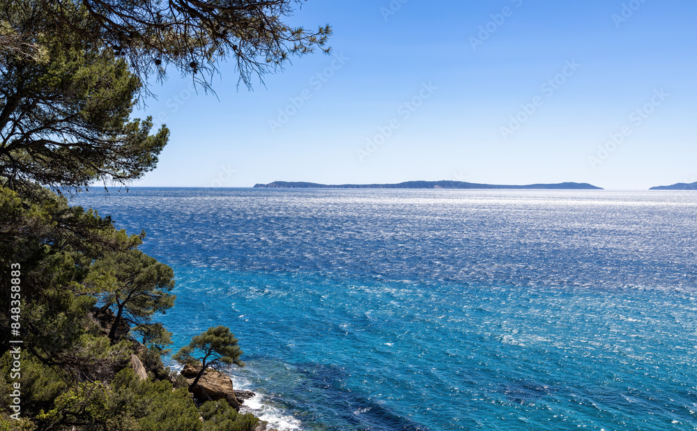 Archipelago off Hyeres in the Mediterranean Archipelago off Hyeres in the Mediterranean