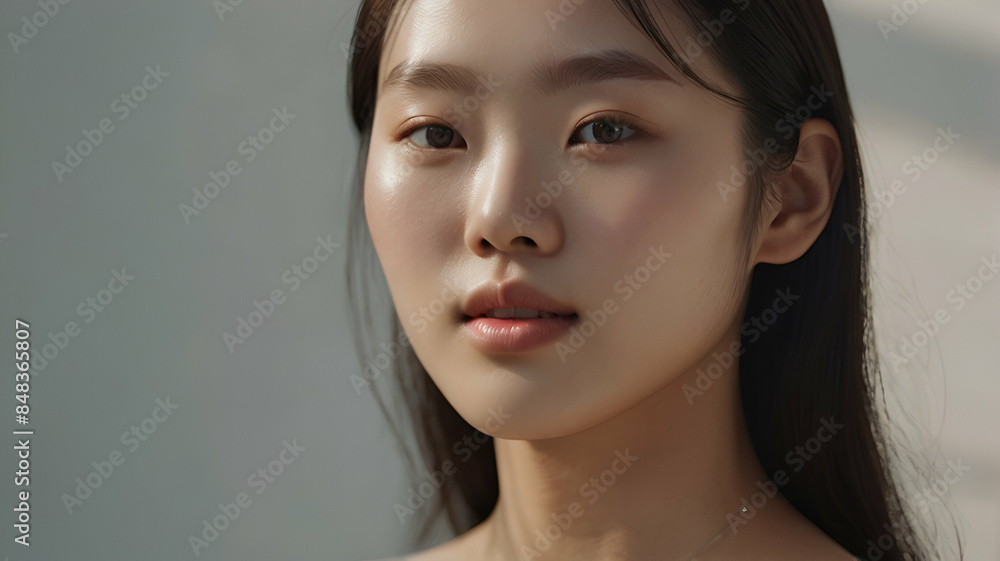 Korean glass skin beauty girl Korean glass skin beauty girl