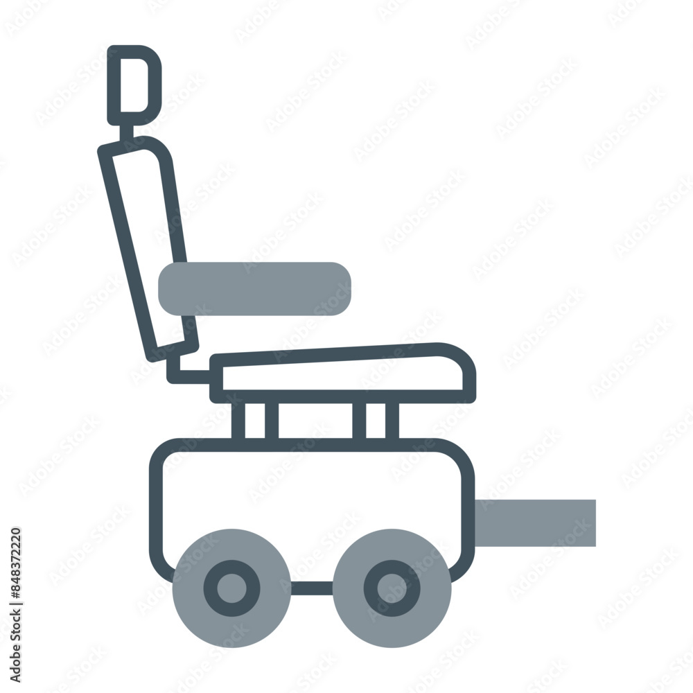 Automatic Wheelchair Line Fill Icon Automatic Wheelchair Line Fill Icon
