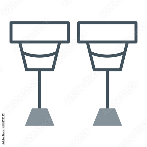 Crutches Line Fill Icon