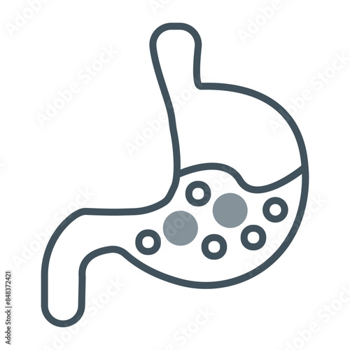 Gastroenterology Line Fill Icon