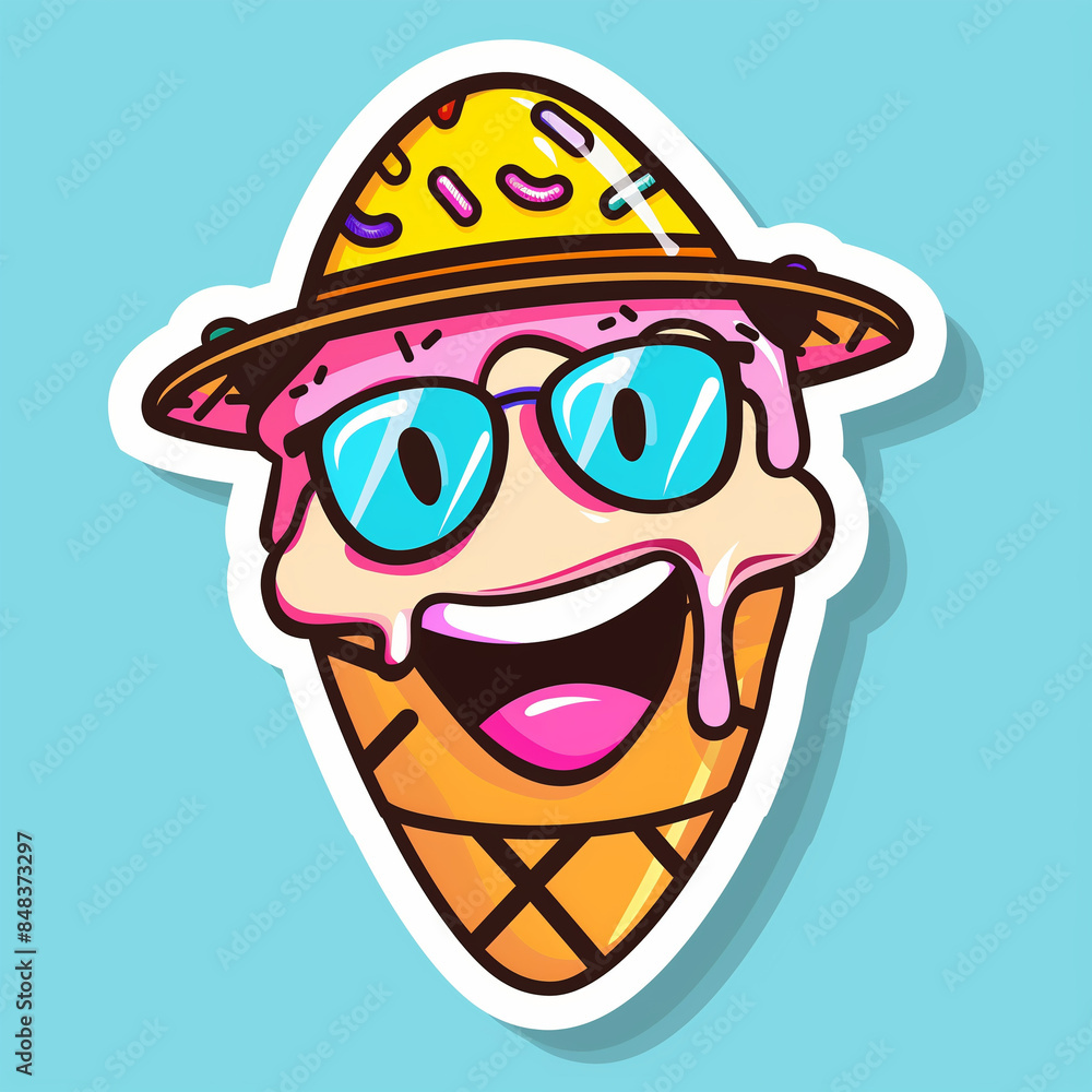 Engaging Emblem Design for an Ice Cream Shop in Vector Style Engaging Emblem Design for an Ice Cream Shop in Vector Style