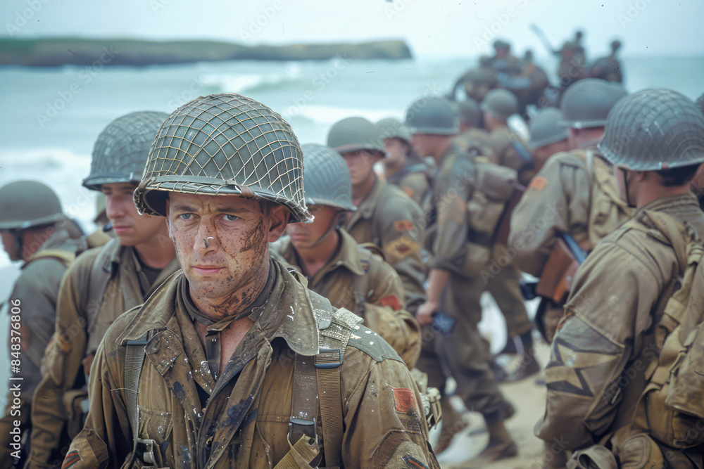 Efficient D-Day Deployment: Allied Troops Streamline Normandy Landings Efficient D-Day Deployment: Allied Troops Streamline Normandy Landings