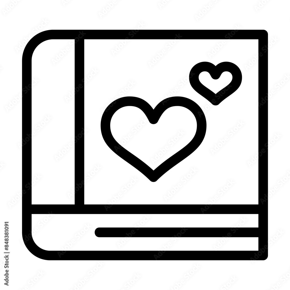 Romantic Book Icon Romantic Book Icon