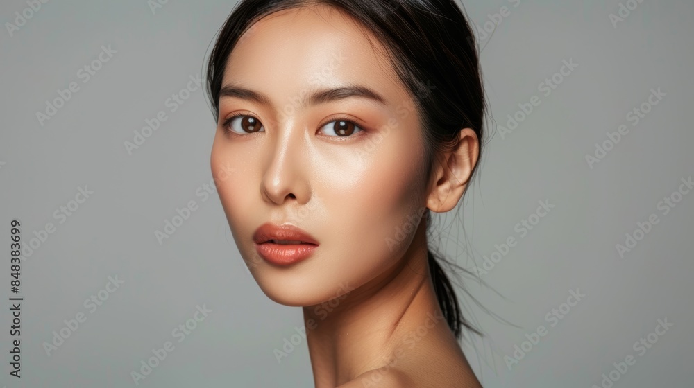 a gorgeous girl against a drab backdrop a gorgeous girl against a drab backdrop