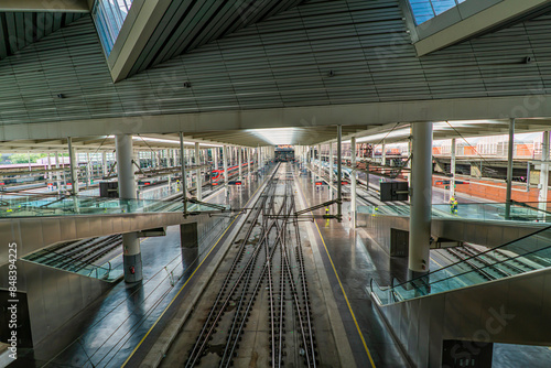 Atocha Train Station in Madrid, Spain