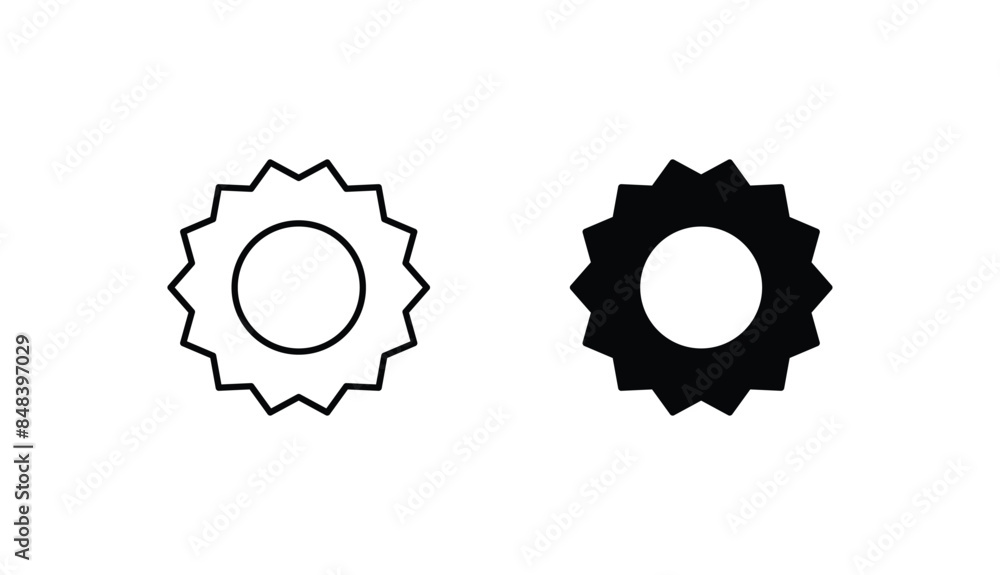 Sun icon design with white background stock illustration Sun icon design with white background stock illustration