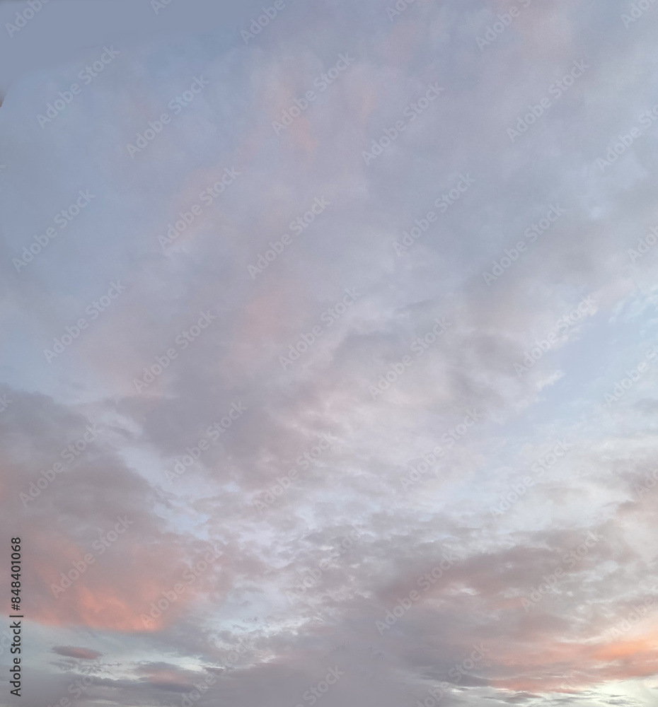 Fototapeta premium fréjus ciel nuage couché de soleil soir var nature rosé rose violet mauve pastel sky cloud sunset evening var nature pink purple mauve pastel