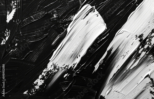 White paint on black walls. Created with Ai