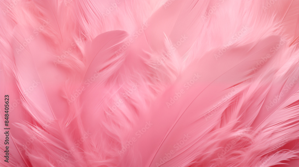 Fototapeta premium Pattern Background Abstract Image, Pink Bird Feathers, Texture, Wallpaper, Background, Cell Phone Cover and Screen, Smartphone, Computer, Laptop, Format 9:16 and 16:9 - PNG