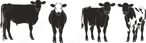 Cow silhouette