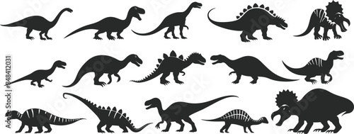 Dinosaur silhouette