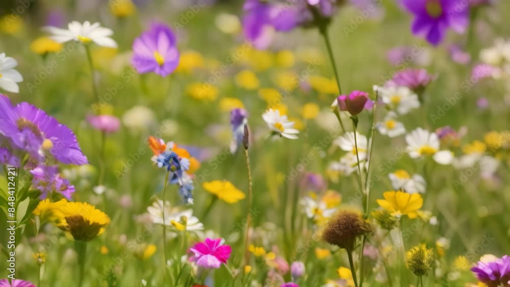 Numerous wildflowers and other flowers cover an alpine meadow in a colorful display of natures beauty, Alpine meadows dotted with vibrant wildflowers Numerous wildflowers and other flowers cover an alpine meadow in a colorful display of natures beauty, Alpine meadows dotted with vibrant wildflowers