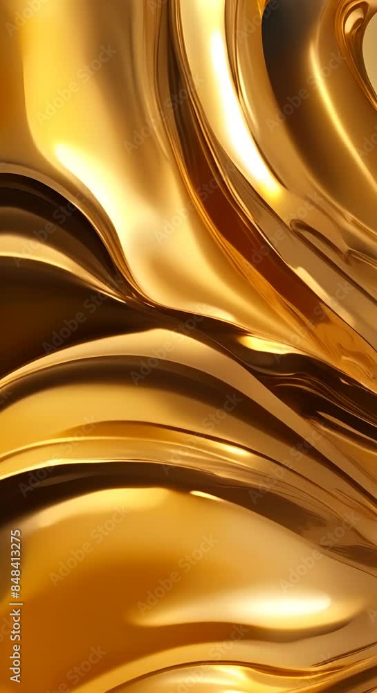 Golden liquid Abstract gold liquid Golden wave background abstract gold ...