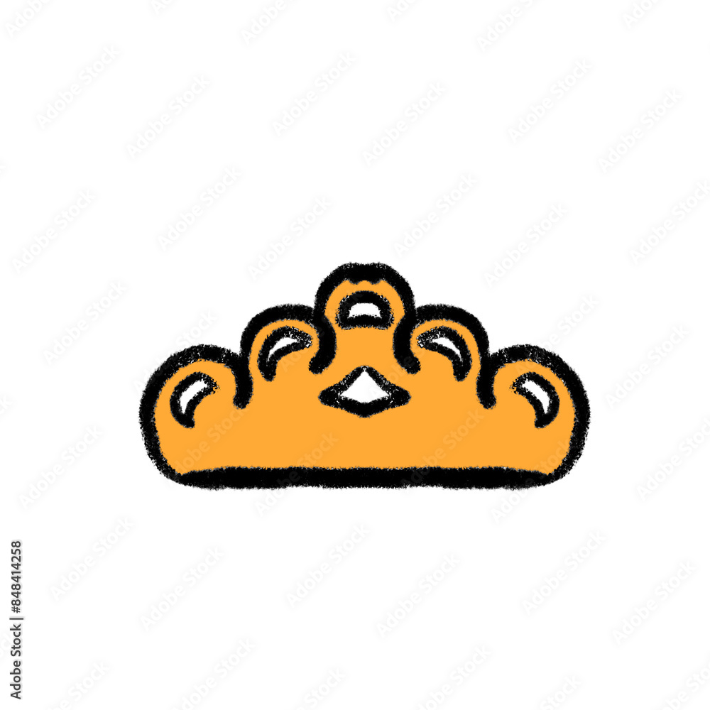 simple transparent unique crown sketch element PNG simple transparent unique crown sketch element PNG