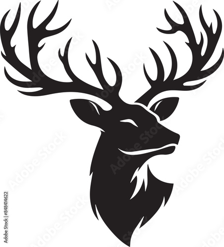 deer vector silhouette 
