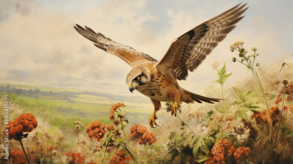 Fototapeta premium osprey in flight