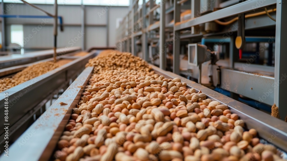 Raw Peanuts in Peanut Oil Extraction Plant Raw Peanuts in Peanut Oil Extraction Plant