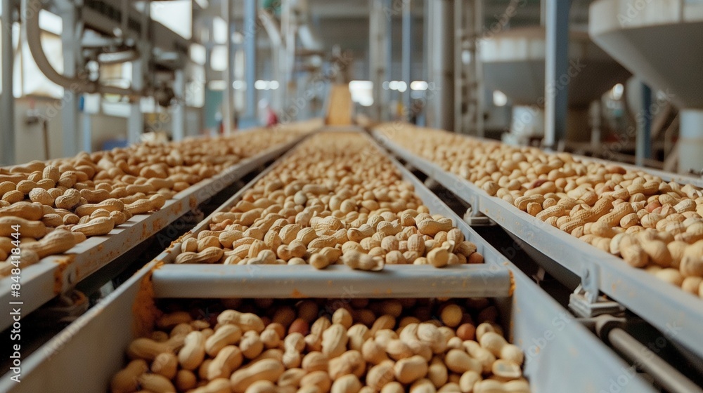 Raw Peanuts in Peanut Oil Extraction Plant Raw Peanuts in Peanut Oil Extraction Plant