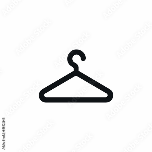 clothes hanger wear wardrobe icon