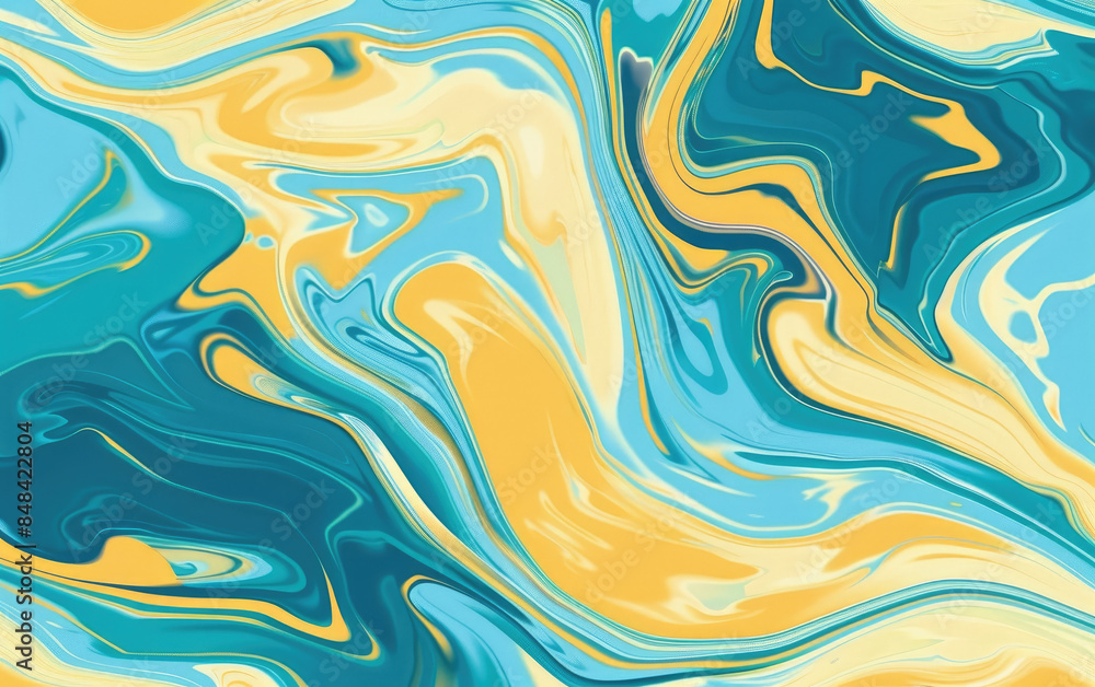 Yellow and blue watercolor mix. Created with Ai Yellow and blue watercolor mix. Created with Ai