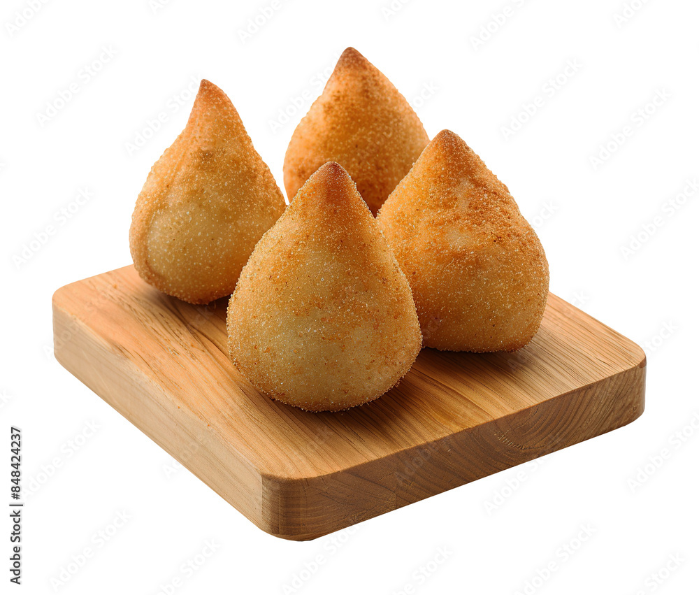 Coxinhas, traditional brazilian food isolated on transparent background Coxinhas, traditional brazilian food isolated on transparent background