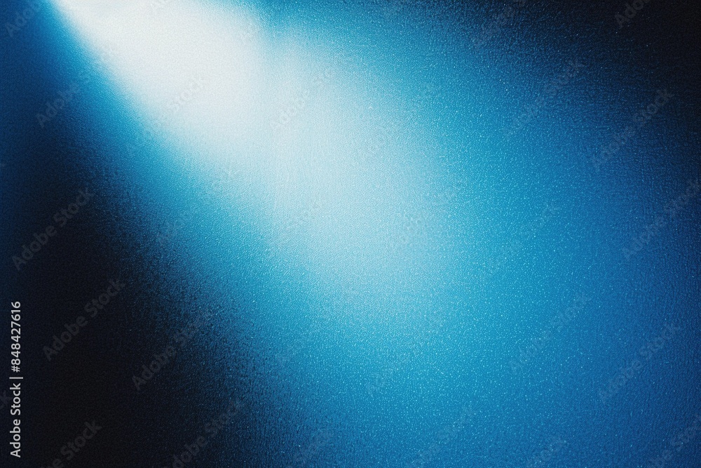 Blue light beam, light on dark blue background, glowing effect, white and indigo, minimal composition, atmospheric perspective, texture, volumetric lightin Blue light beam, light on dark blue background, glowing effect, white and indigo, minimal composition, atmospheric perspective, texture, volumetric lightin