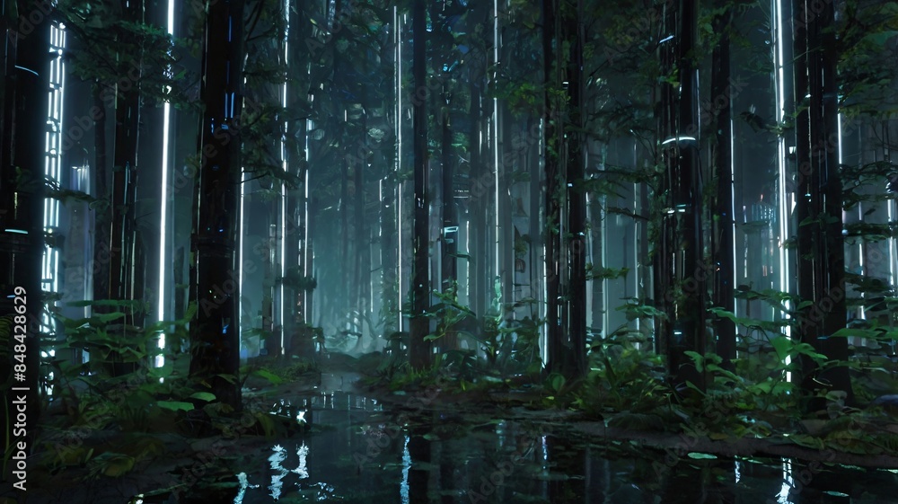 Nature Reimagined  An AI-Controlled Forest for a Sustainable Future