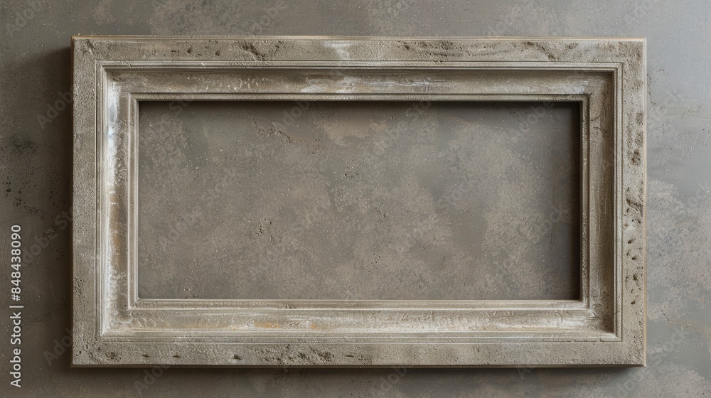 A single frame with a tan stone finish and a soft parchment inner texture