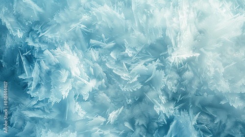 Wallpaper Mural Icy Abstract Background in Cool Blues and Whites Torontodigital.ca