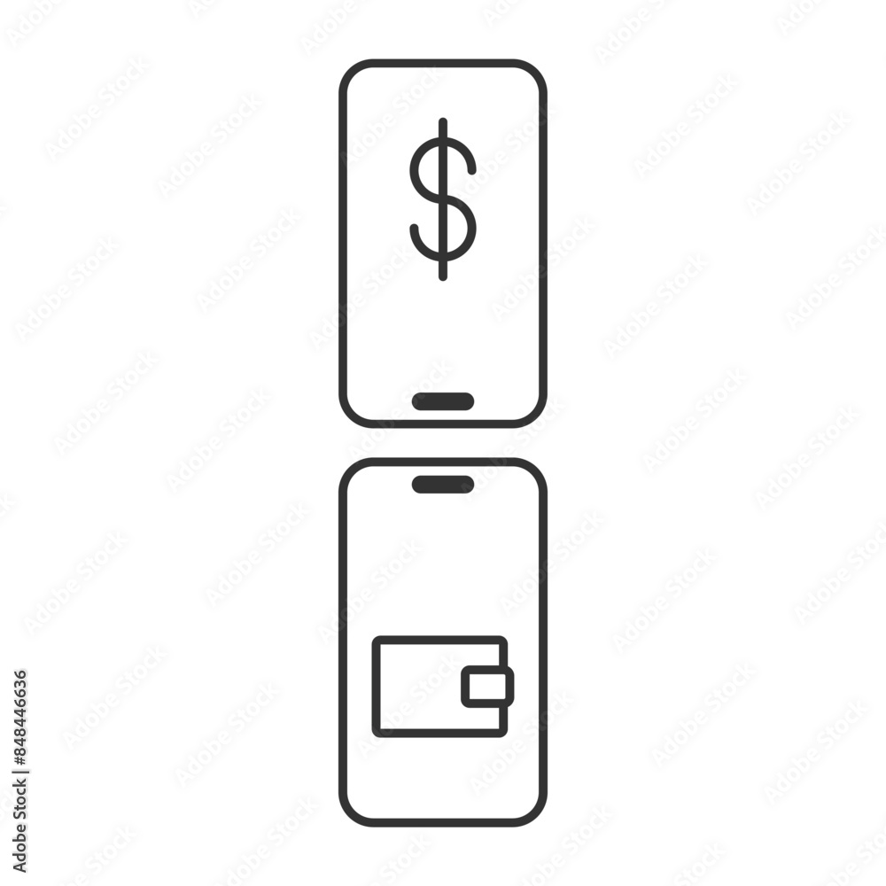 Contactless payment icon. Technology symbol modern, simple, vector, icon for website design, mobile app, ui. Vector Illustration Contactless payment icon. Technology symbol modern, simple, vector, icon for website design, mobile app, ui. Vector Illustration