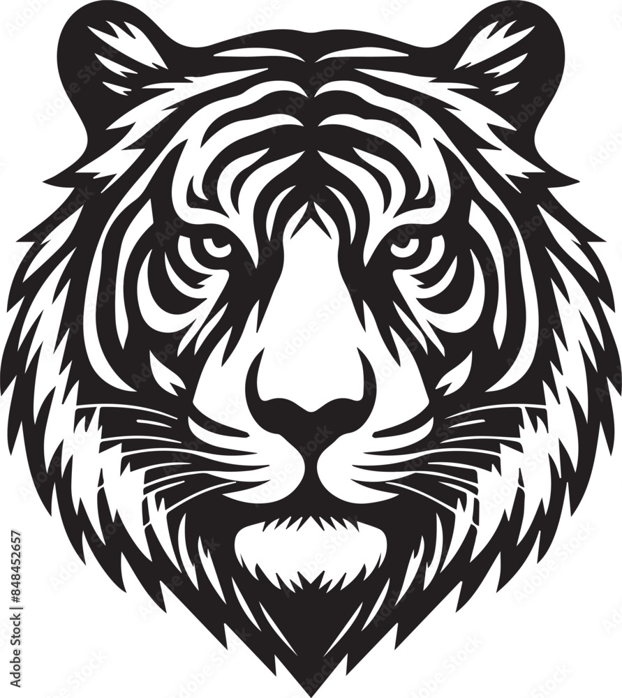 tiger head vector illustration tiger head vector illustration