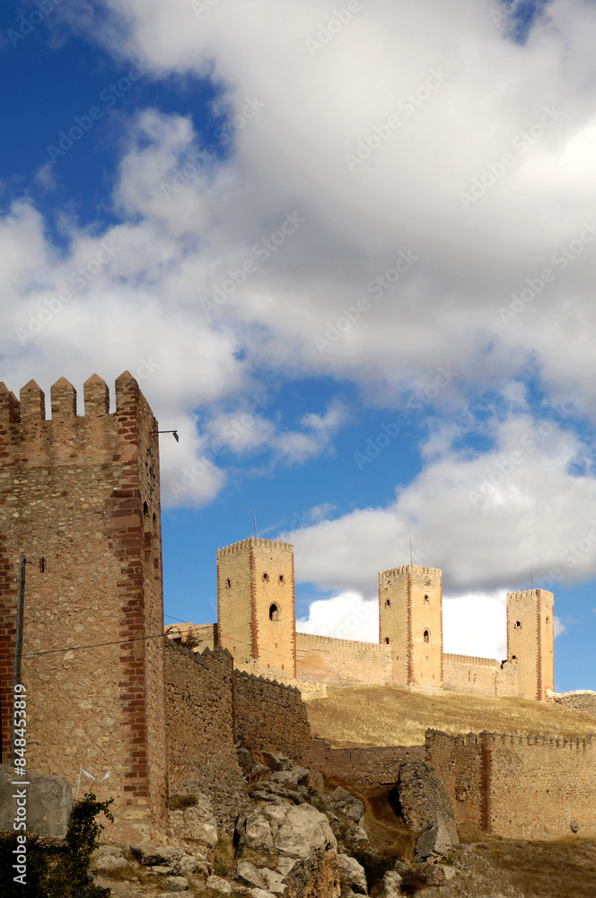 Naklejka premium Castle of Molina de Aragon, Guadalajara province, Spain.