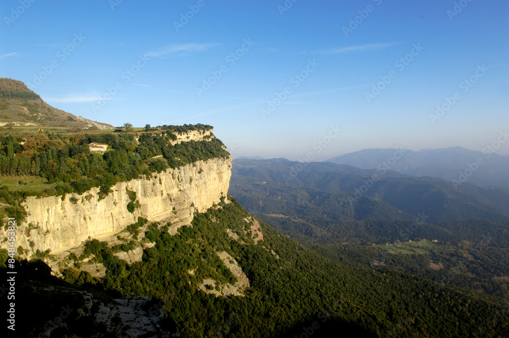 Naklejka premium Els Cingles de Tavertet, Osona, Barcelona province, Catalonia, Spain