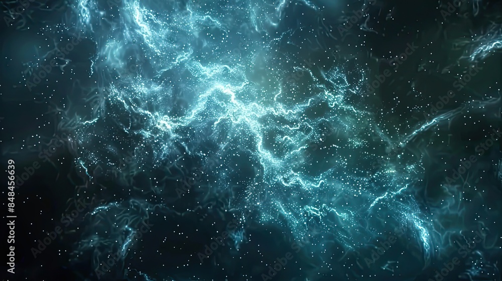 Cosmic Abstract Star Fields Vast Space Background Illustration