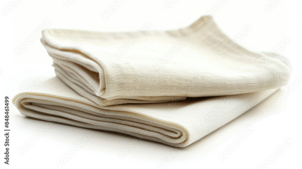 Kitchen cloth napkin separated on a white background Kitchen cloth napkin separated on a white background