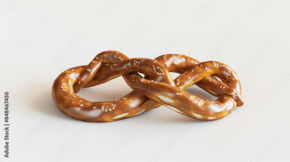 two pretzels linked together, symbolizing partnership and collaboration. two pretzels linked together, symbolizing partnership and collaboration.